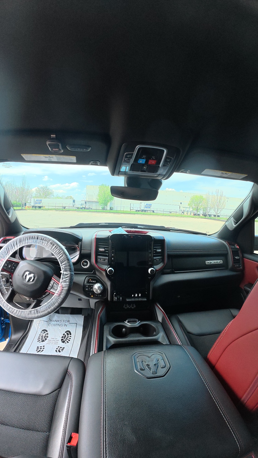 Detailed Ram truck interior