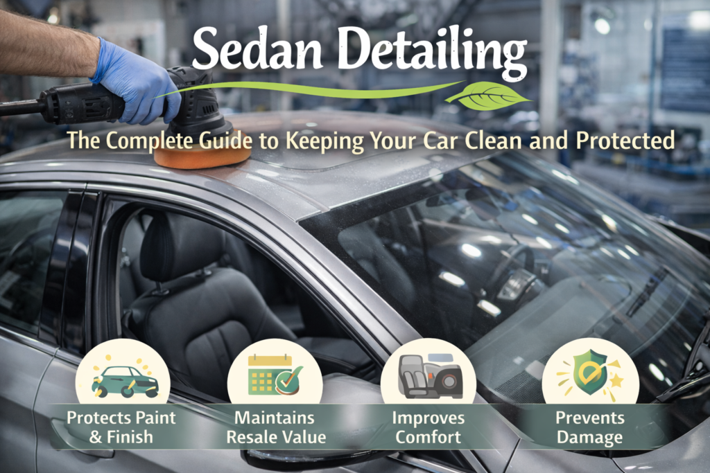 Sedan Detailing: The Complete Guide to Keeping Your Car Clean and Protected