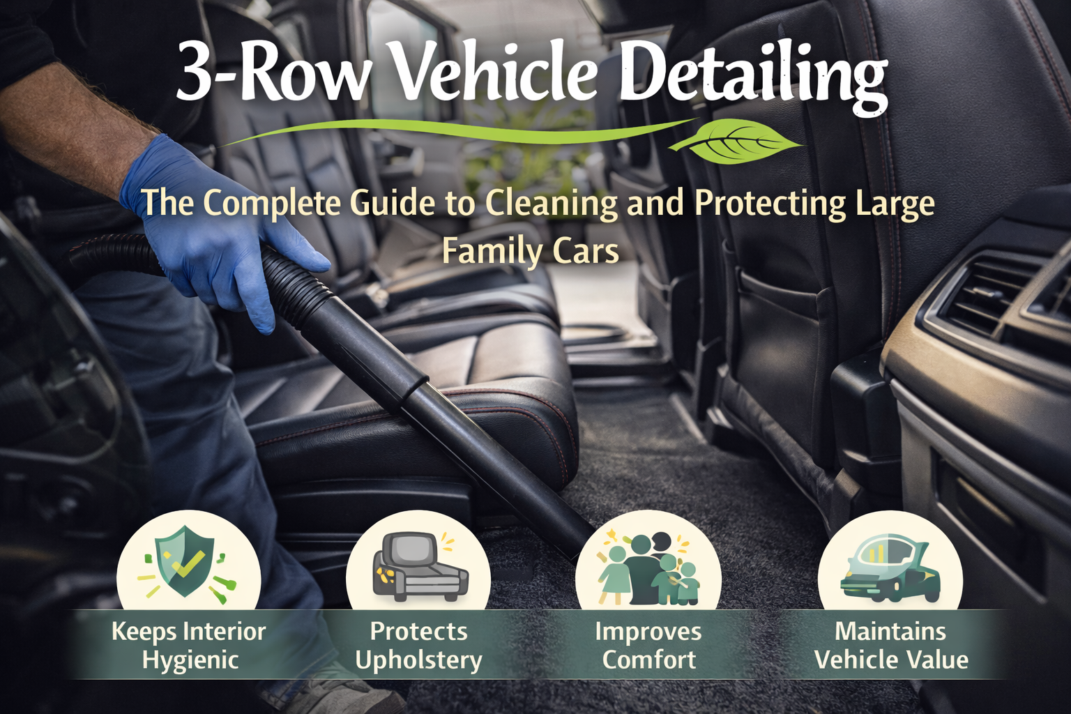 3-Row Vehicle Detailing: The Complete Guide to Cleaning and Protecting Large Family Cars